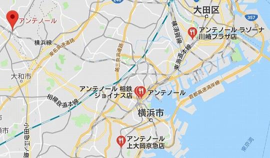 アンテノール　関東のお店と通販